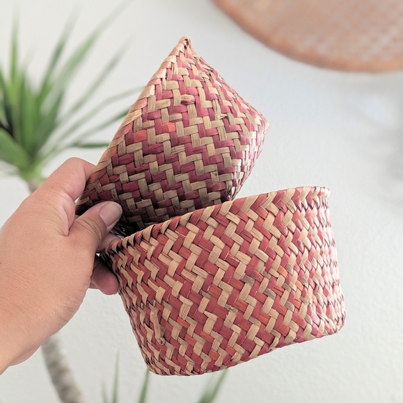 Other - Small Woven Baskets - Set of 2